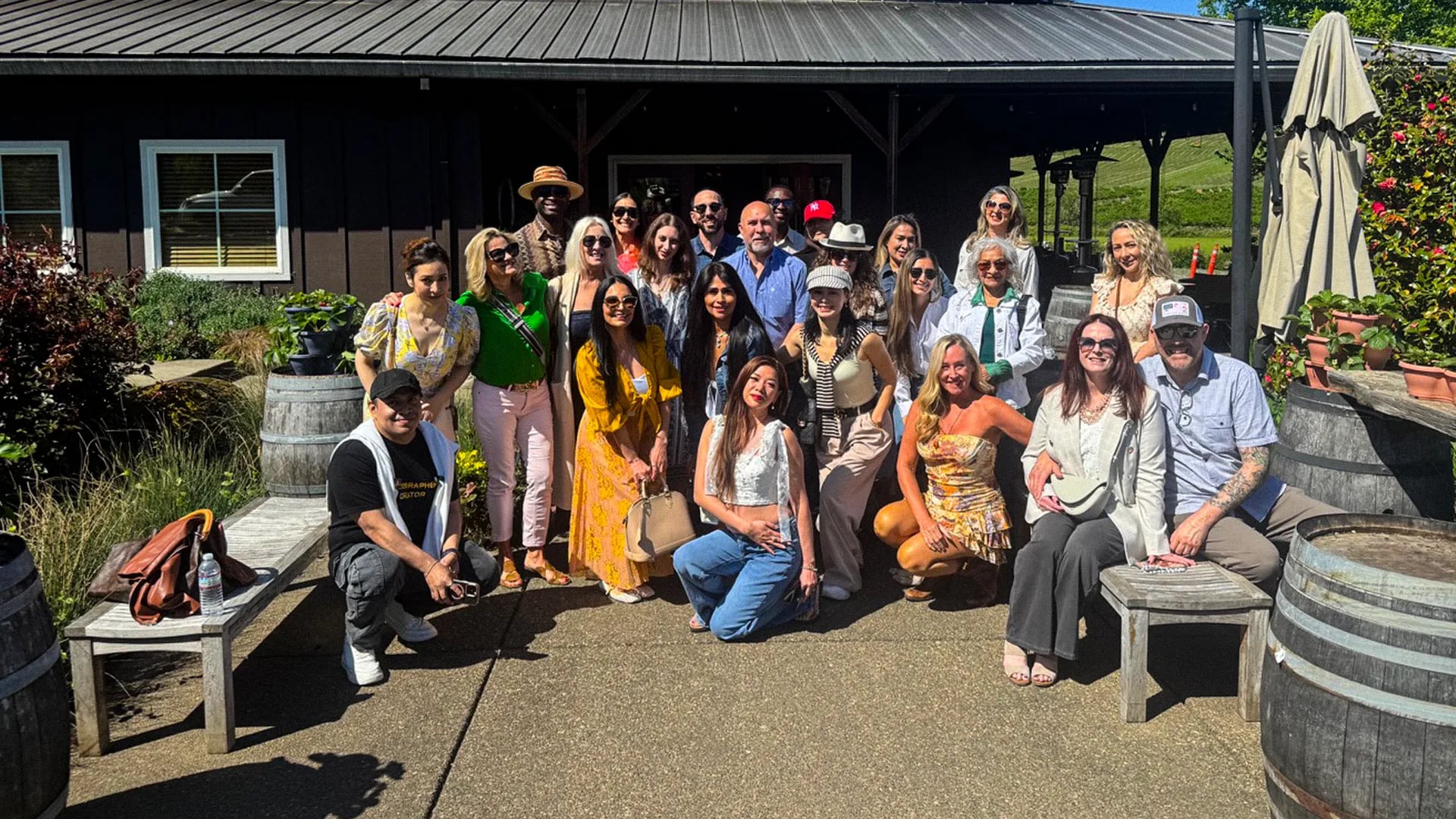 Scenic vineyard views on a KEF Van wine tour